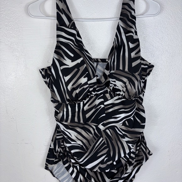 Miraclesuit Nora Safari Plus Sized One Piece‎ Women's Swimsuit 18 W - Picture 5 of 9